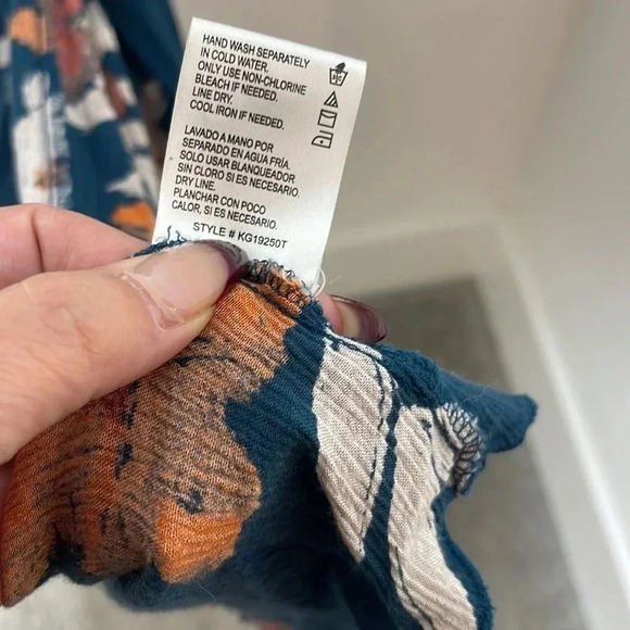 Patrons of Peace | 100% Rayon Floral Dress | Sz M - Picture 7 of 7